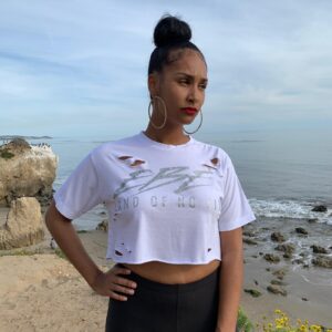 LONP x EBE LOGO’D CROP TOP