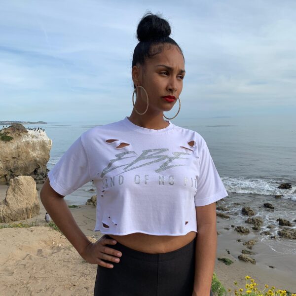 LONP x EBE LOGO’D CROP TOP